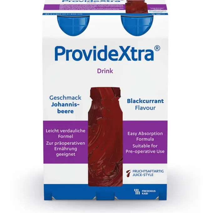 PROVIDE Xtra Drink Johannisbeere Trinkflasche 4 Stück