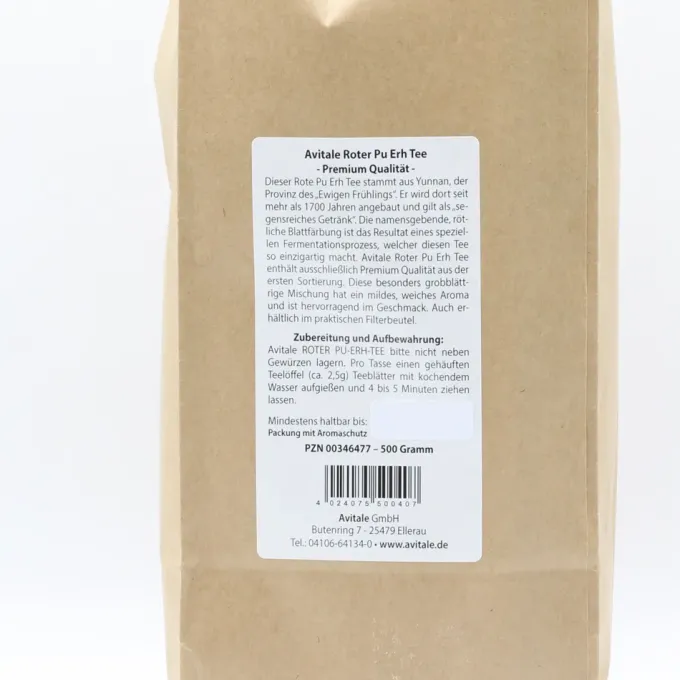 PU ERH TEE lose 500 g