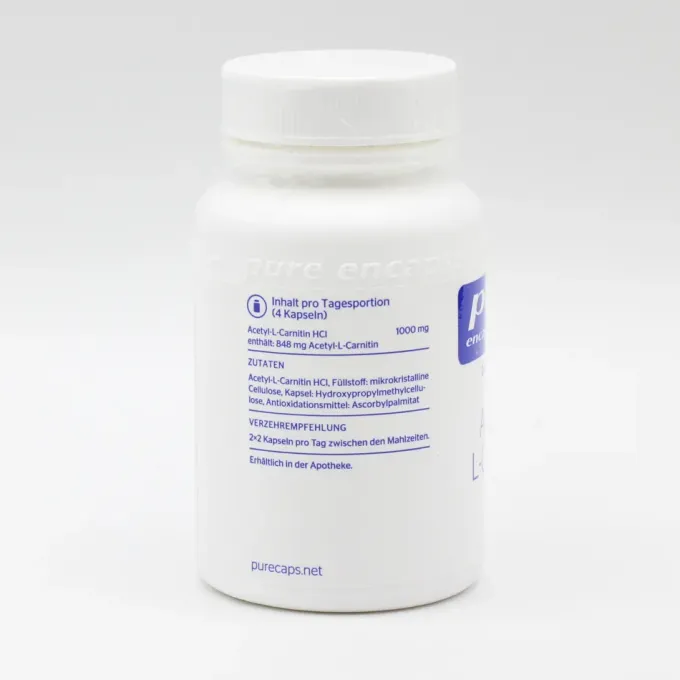 PURE ENCAPSULATIONS Acetyl L Carnitin 250mg Kaps. 60 Stück