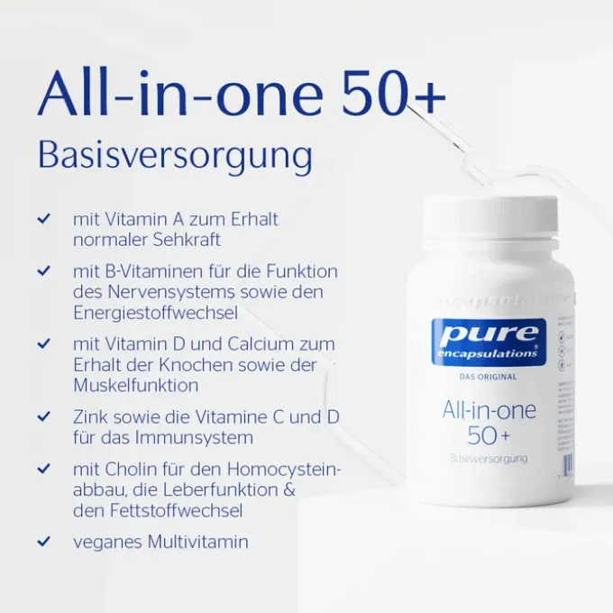 PURE ENCAPSULATIONS all-in-one 50+ Kapseln 60 Stück