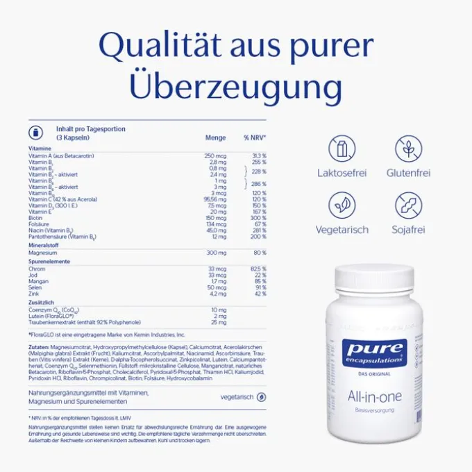 PURE ENCAPSULATIONS all-in-one Pure 365 Kapseln 60 Stück