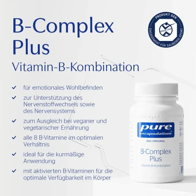 PURE ENCAPSULATIONS B-Complex plus Kapseln 60 Stück