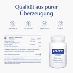 PURE ENCAPSULATIONS Calcium Magnesium Citrat Kaps. 90 Stück
