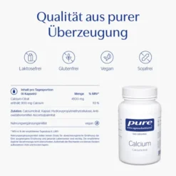 PURE ENCAPSULATIONS Calcium Calciumcitrat Kapseln 90 Stück