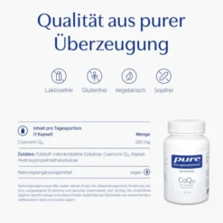 PURE ENCAPSULATIONS CoQ10 120 mg Kapseln 120 Stück