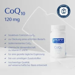 PURE ENCAPSULATIONS CoQ10 120 mg Kapseln 120 Stück