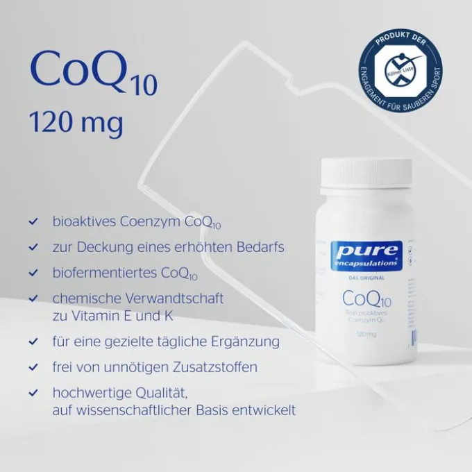 PURE ENCAPSULATIONS CoQ10 120 mg Kapseln 120 Stück