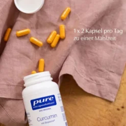 PURE ENCAPSULATIONS Curcumin mit Bioperine Kapseln 120 Stück