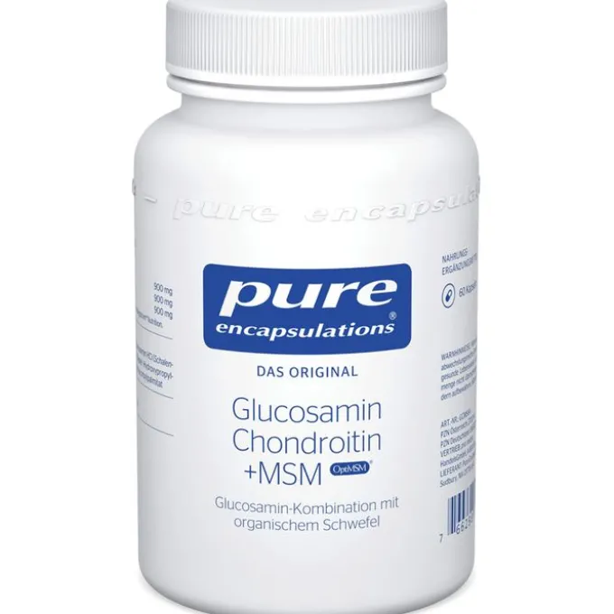 PURE ENCAPSULATIONS Glucosamin+Chondr.+MSM Kapseln 60 Stück
