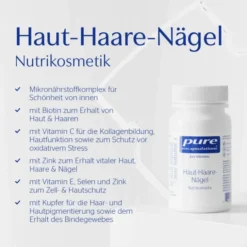 PURE ENCAPSULATIONS Haut-Haare-Nägel Kapseln 180 Stück