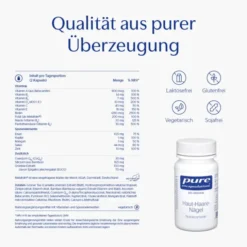 PURE ENCAPSULATIONS Haut-Haare-Nägel Kapseln 180 Stück
