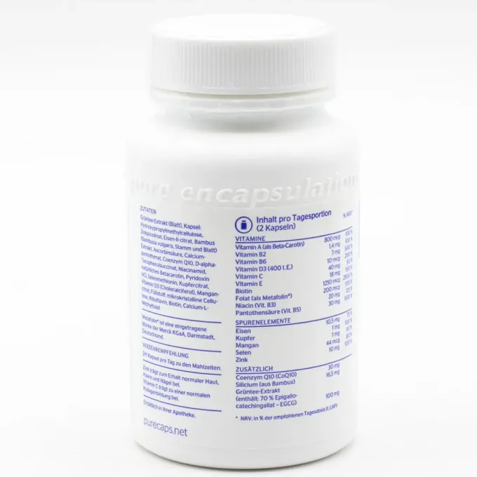 PURE ENCAPSULATIONS Haut-Haare-Nägel Kapseln 180 Stück