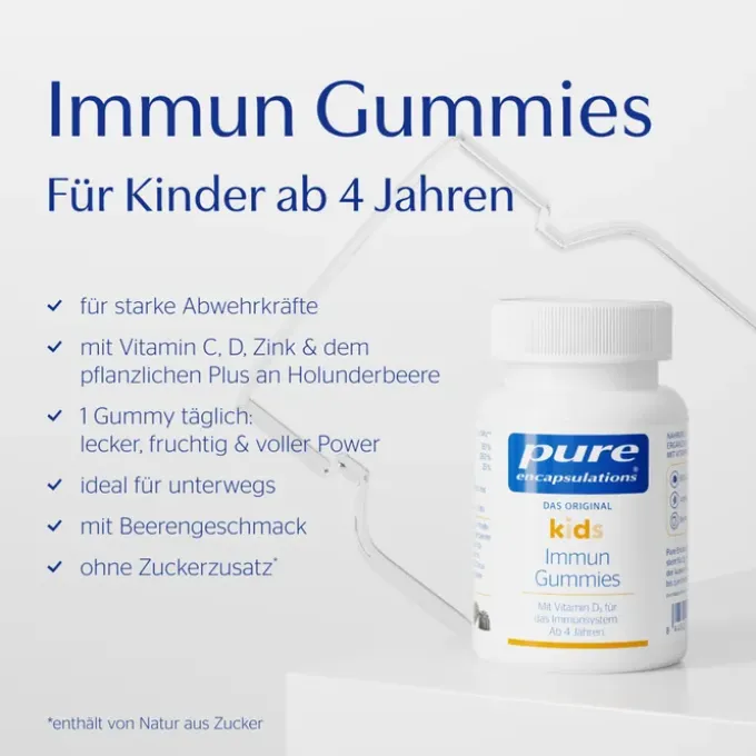 PURE ENCAPSULATIONS Kids Immun Gummies 60 Stück
