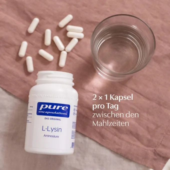 PURE ENCAPSULATIONS L-Lysin Kapseln 90 Stück