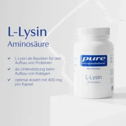 PURE ENCAPSULATIONS L-Lysin Kapseln 90 Stück