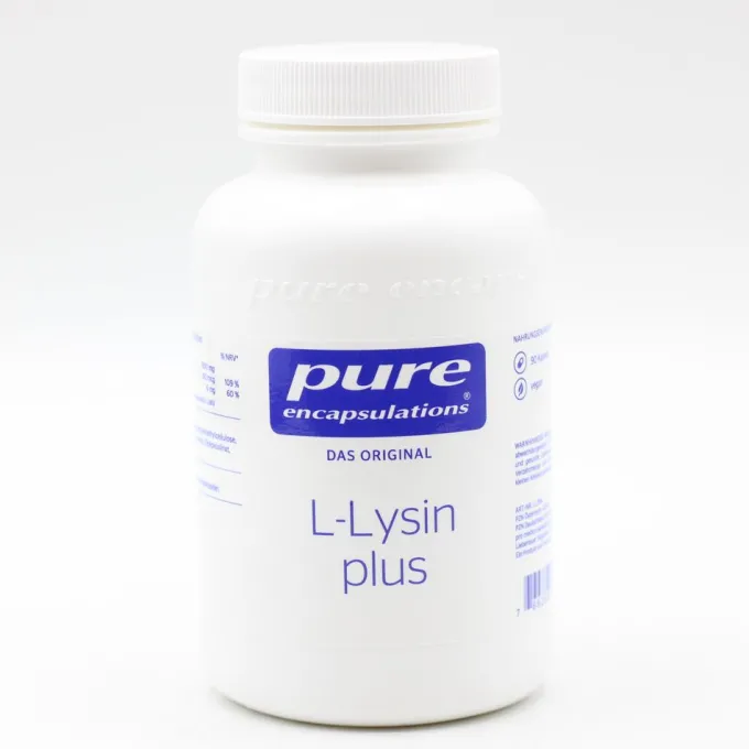 PURE ENCAPSULATIONS L-Lysin plus Kapseln 90 Stück