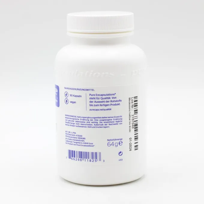 PURE ENCAPSULATIONS L-Lysin plus Kapseln 90 Stück