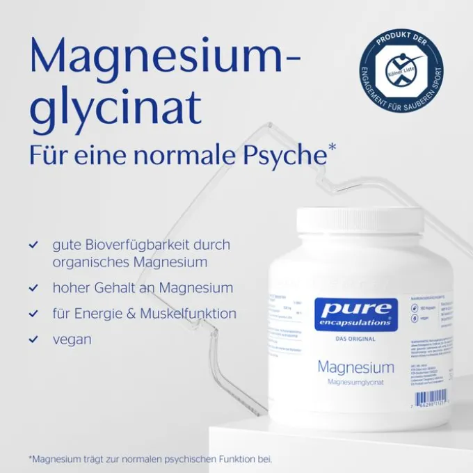 PURE ENCAPSULATIONS Magnesium Magn.Glycinat Kaps. 180 Stück