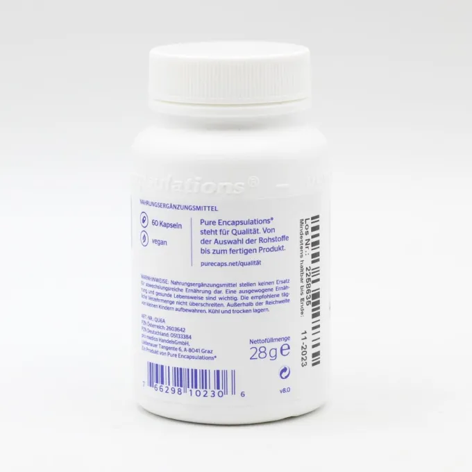PURE ENCAPSULATIONS Quercetin Kapseln 60 Stück