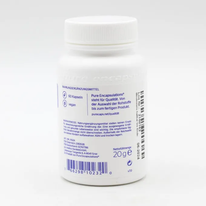PURE ENCAPSULATIONS reduziertes Glutathion Kapseln 60 Stück