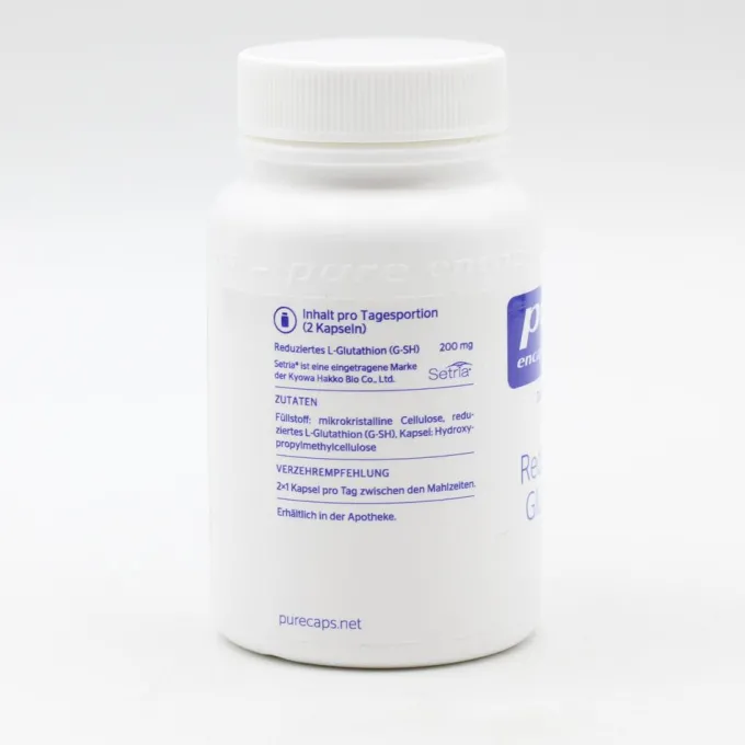 PURE ENCAPSULATIONS reduziertes Glutathion Kapseln 60 Stück