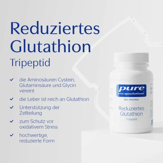 PURE ENCAPSULATIONS reduziertes Glutathion Kapseln 60 Stück