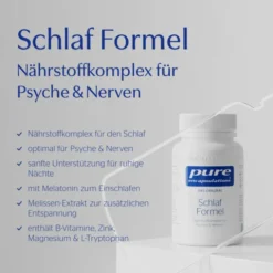 PURE ENCAPSULATIONS Schlaf Formel Kapseln 60 Stück