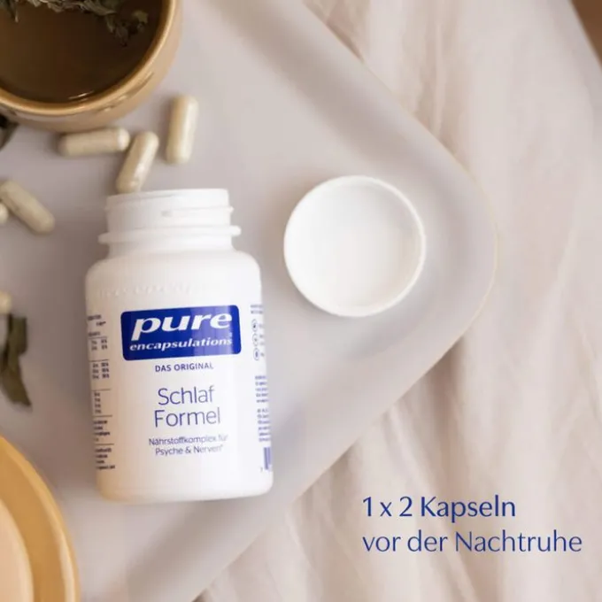 PURE ENCAPSULATIONS Schlaf Formel Kapseln 60 Stück