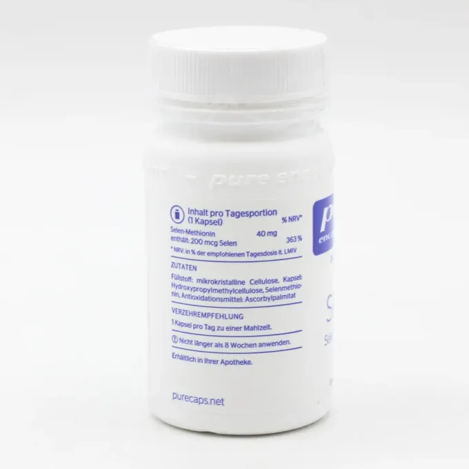 PURE ENCAPSULATIONS Selen Selenmethionin Kapseln 60 Stück