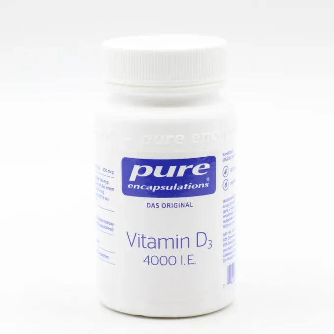 PURE ENCAPSULATIONS Vitamin D3 4000 I.E. Kapseln 60 Stück