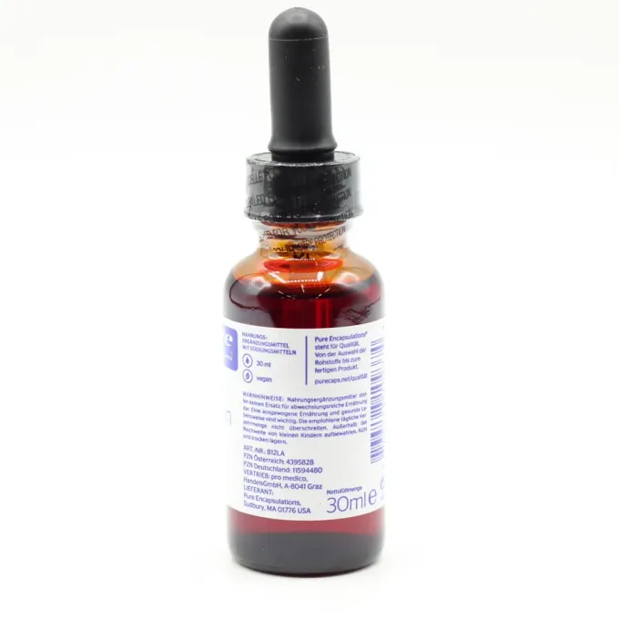 PURE ENCAPSULATIONS Vitamin B12 liquid 30 ml