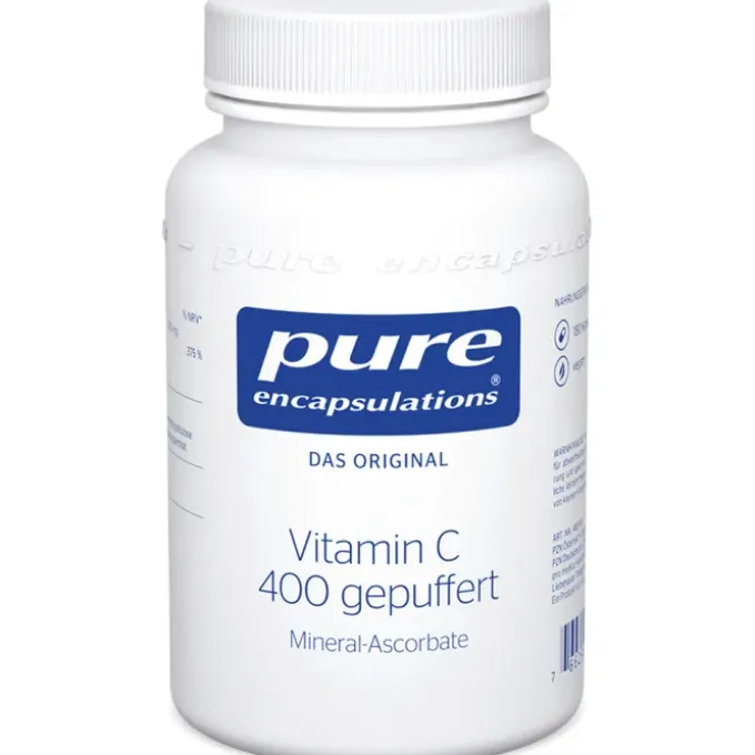 PURE ENCAPSULATIONS Vitamin C 400 gepuffert Kaps. 90 Stück