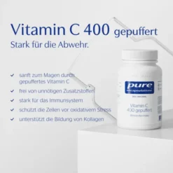 PURE ENCAPSULATIONS Vitamin C 400 gepuffert Kaps. 90 Stück