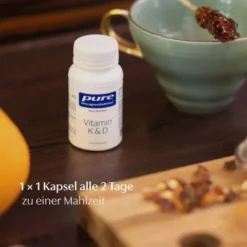 PURE ENCAPSULATIONS Vitamin K & D Kapseln 60 Stück