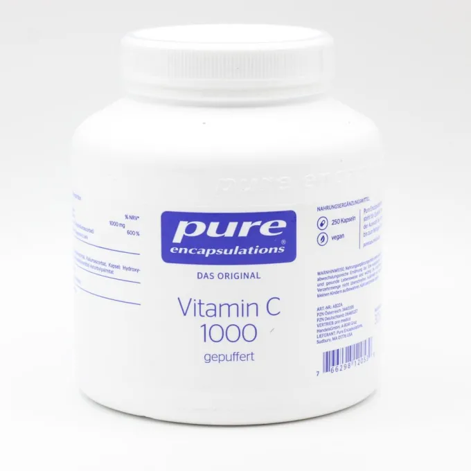 PURE ENCAPSULATIONS Vitamin C 1000 gepuffert Kaps. 250 Stück