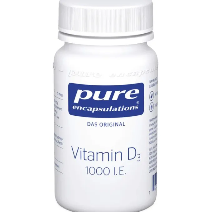 PURE ENCAPSULATIONS Vitamin D3 1000 I.E. Kapseln 60 Stück