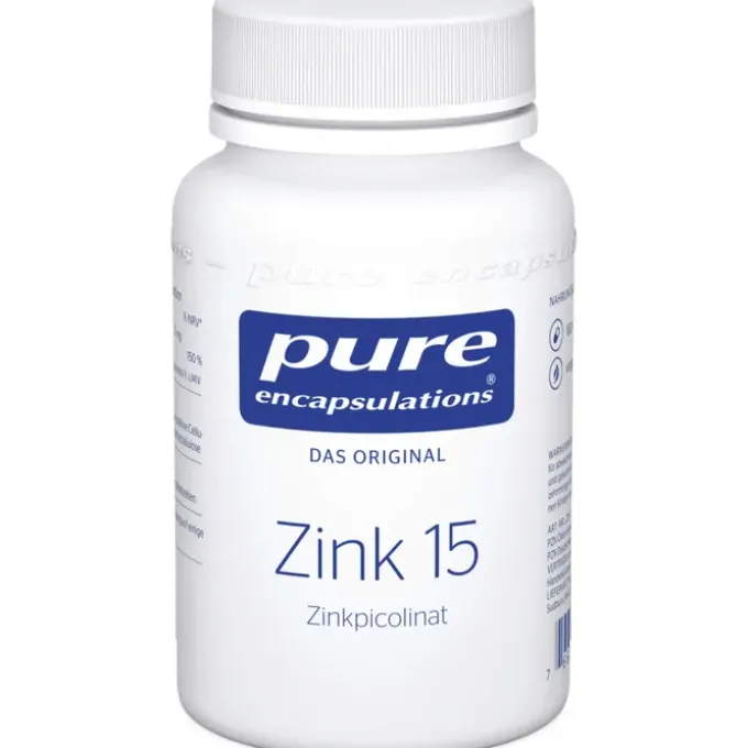 PURE ENCAPSULATIONS Zink 15 Zinkpicolinat Kapseln 180 Stück