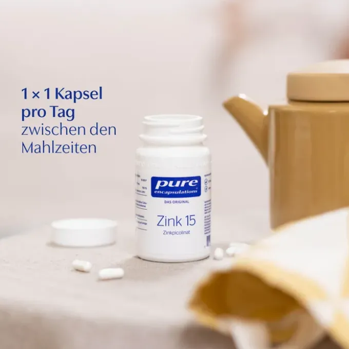 PURE ENCAPSULATIONS Zink 15 Zinkpicolinat Kapseln 180 Stück