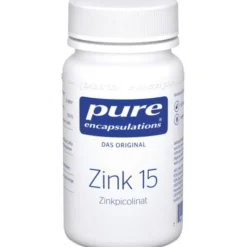 PURE ENCAPSULATIONS Zink 15 Zinkpicolinat Kapseln 60 Stück