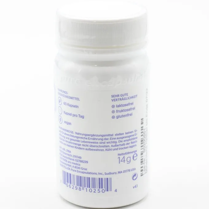 PURE ENCAPSULATIONS Zink 15 Zinkpicolinat Kapseln 60 Stück