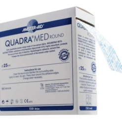 QUADRA MED round 25 mm Strips Master Aid 150 St