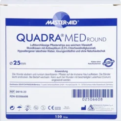 QUADRA MED round 25 mm Strips Master Aid 150 St