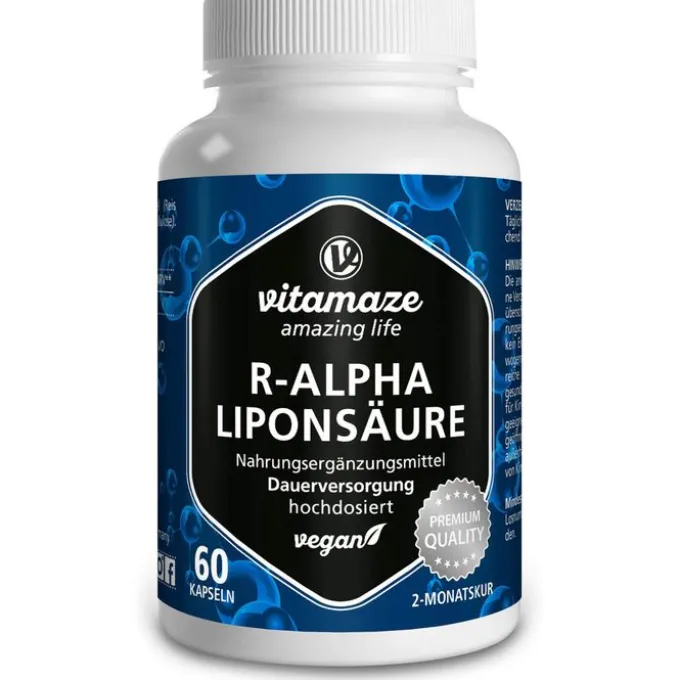 R-ALPHA-LIPONSÄURE 200 mg hochdosiert vegan Kaps. 60 Stück