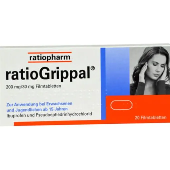 RATIOGRIPPAL 200 mg/30 mg Filmtabletten 20 St