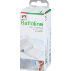 RATIOLINE acute 10 cmx1 m Verbandmull gerollt 1 St