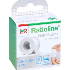RATIOLINE acute Heftpflaster 2,5 cmx5 m 1 St