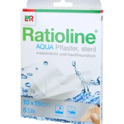 RATIOLINE aqua Duschpflaster Plus 10x15 cm steril 5 St