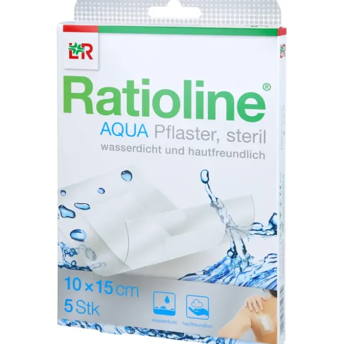 RATIOLINE aqua Duschpflaster Plus 10x15 cm steril 5 St