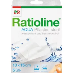 RATIOLINE aqua Duschpflaster Plus 10x15 cm steril 5 St