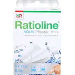 RATIOLINE aqua Duschpflaster Plus 5x7 cm steril 5 St